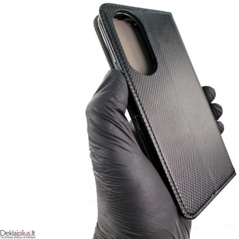 Telone atverčiamas dėklas - juodas (Huawei Nova Y70/Y70 Plus) Telone atverčiamas dėklas - juodas (Huawei Nova Y70/Y70 Plus)